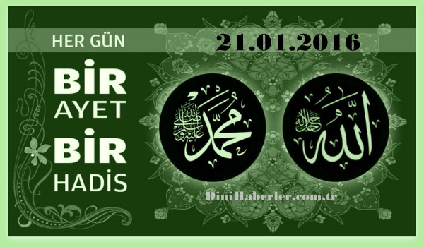 Her Gün Bir Ayet Bir Hadis