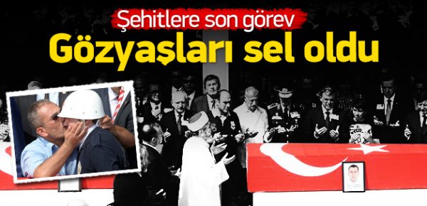 Iğdır şehitlerine son görev