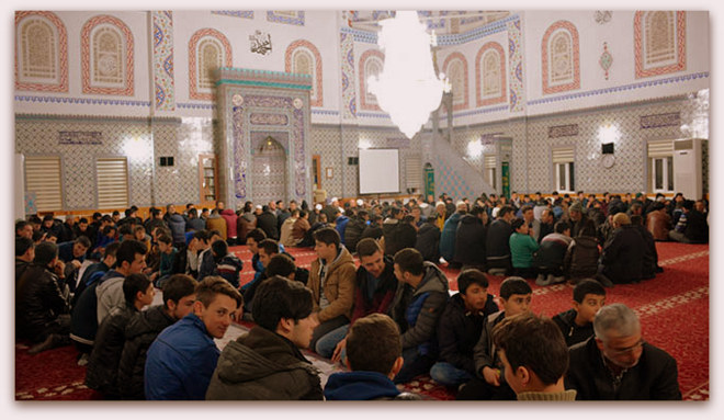 İscehisar\'da Cami Gençlik buluşmalarına Yoğun Katılım