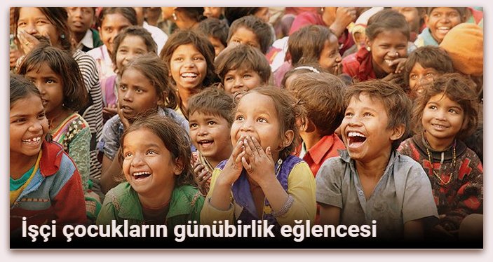 İşçi çocukların günübirlik eğlencesi