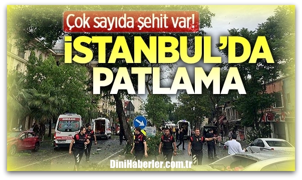 İstanbul\'un göbeğinde patlama