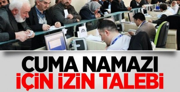 Kamu Görevlilerine Cuma Namazı İzni Talebi