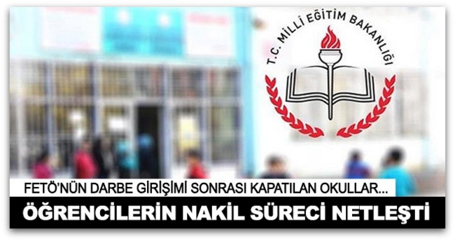 Kapatılan Okulların Öğrencilerine Önemli Duyuru