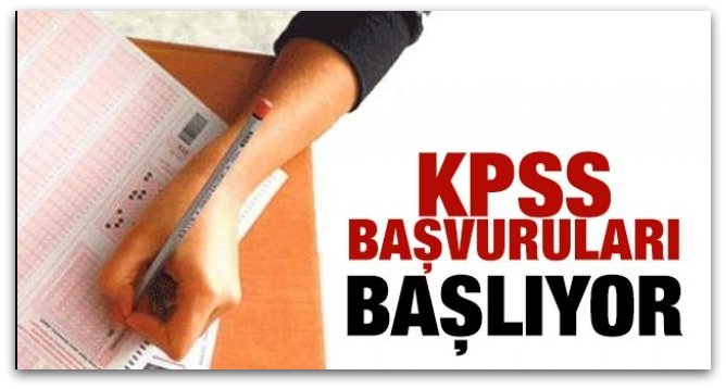 KPSS Ortaöğretim/Ön Lisans başvuruları yarın başlıyor