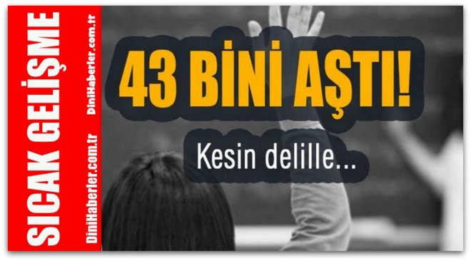 MEB\'de açığa alınan kişi sayısı 43 bini aştı