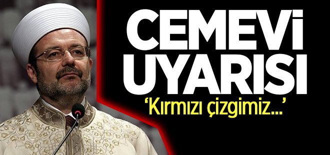 Mehmet Görmez\'den \'Cemevi\' uyarısı