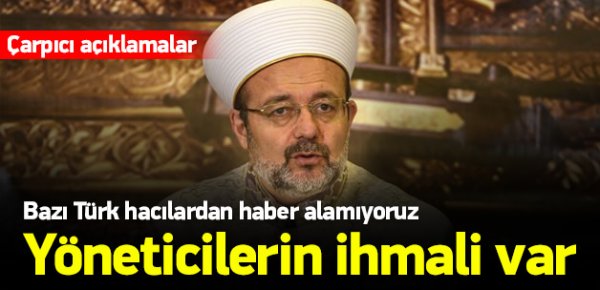 Mehmet Görmez'den Mina açıklaması