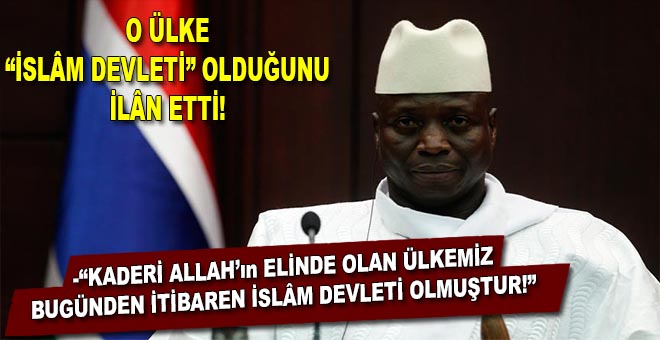 O ülke İslam devleti oldu