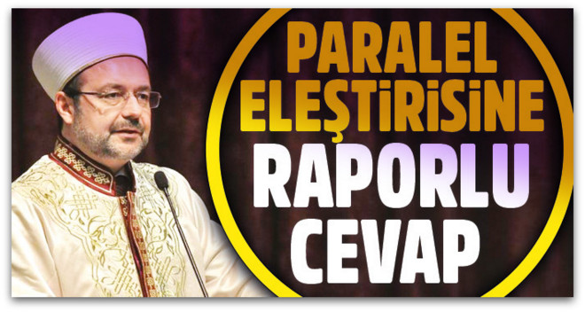 Paralel Eeleştirisine Diyanet\'ten Raporlu Cevap