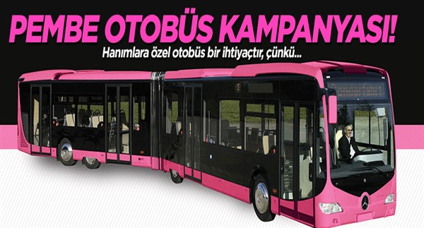 Pembe otobüs kampanyası