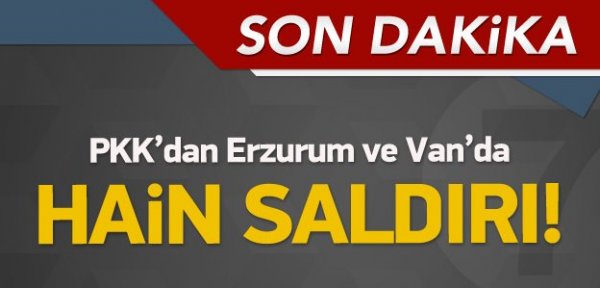 PKK'dan peş peşe hain saldırı, Yaralılar var!