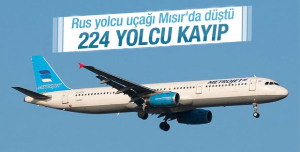 Rusya'ya Ait Yolcu Uçağı Düştü