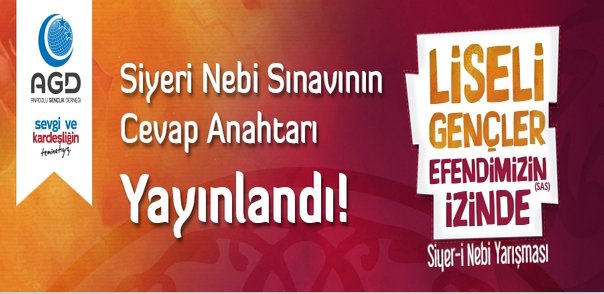 Siyeri Nebi Sınavının Cevap Anahtarı Yayınlandı!