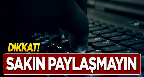 Sosyal medyada terör saldırısı paylaşımı uyarısı