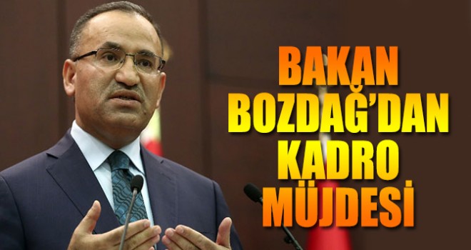 Bozdağ, Diyanete Alımları Bu Ay Duyuracağız