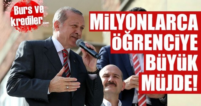 Milyonlarca öğrenciye burs ve öğrenim kredisi müjdesi!