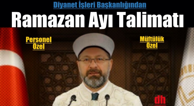 Ramazan Ayı Hizmetlerine Dair Talimat