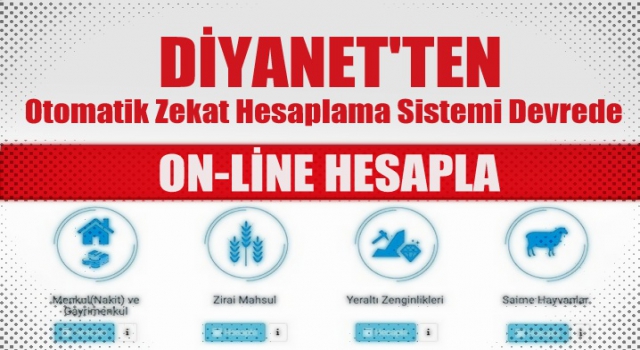 Diyanet Vakfından On-line otomatik zekat hesaplama sistemi