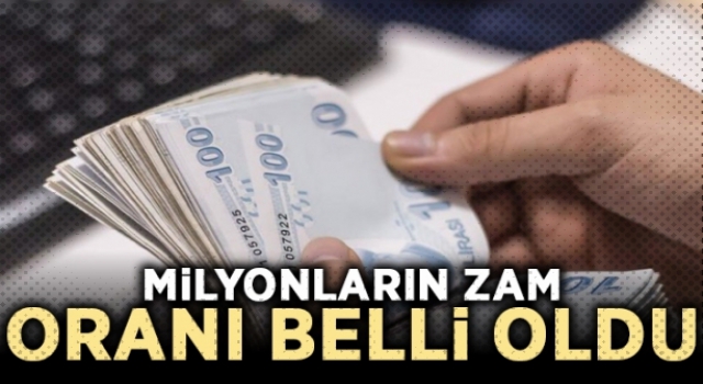 Maaşlara Yapılacak zam oranları belli oldu