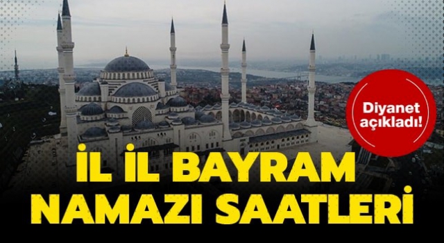 2020 Kurban bayramı namazı saatleri