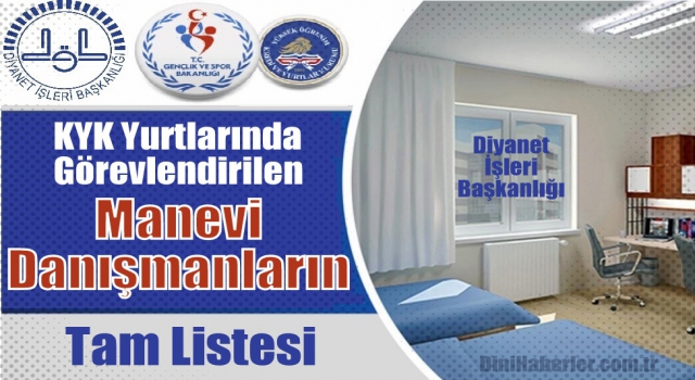 Diyanet Manevi Danışmanlık Görevlendirmeleri Açıklandı