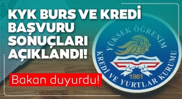 KYK burs sonuçları açıklandı!