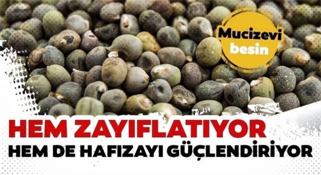 Zayıflatıyor ve hafızayı, bağışıklığı güçlendiriyor!