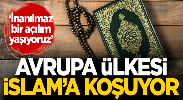 Avrupa ülkesi İslam'a koşuyor