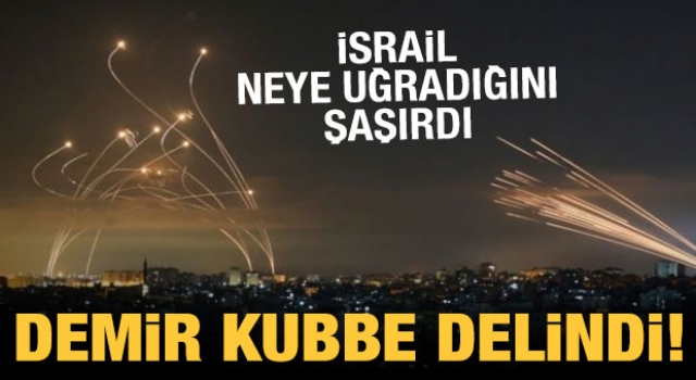 Demir Kubbe İsrail'in başına çöktü!