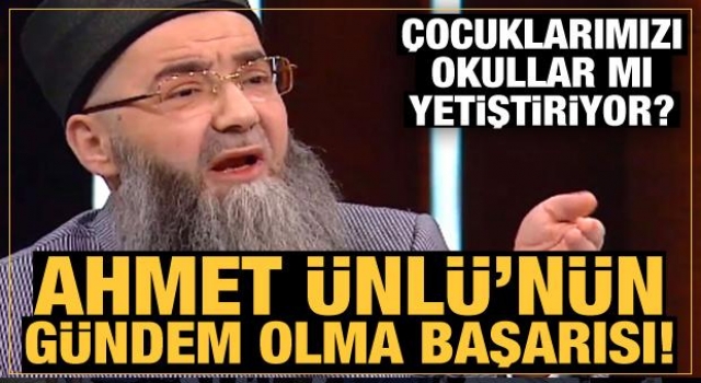 Ahmet Ünlü'nün gündem olma başarısı! Çocuklarımızı okullar mı yetiştiriyor?