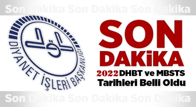 2022 Yılı Sınav Takvimi açıklandı