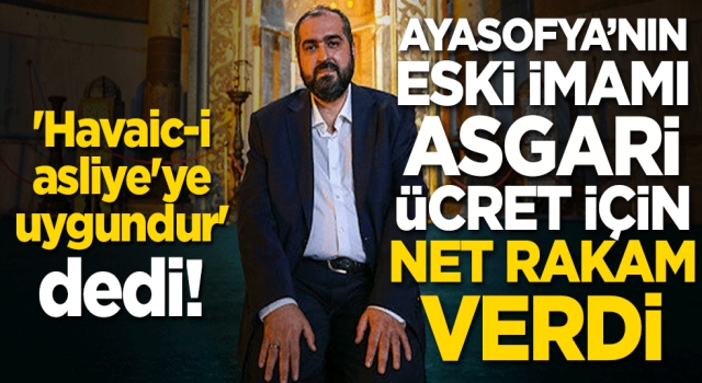 Ayasofya'nın eski imamı asgari ücret için rakamı verdi