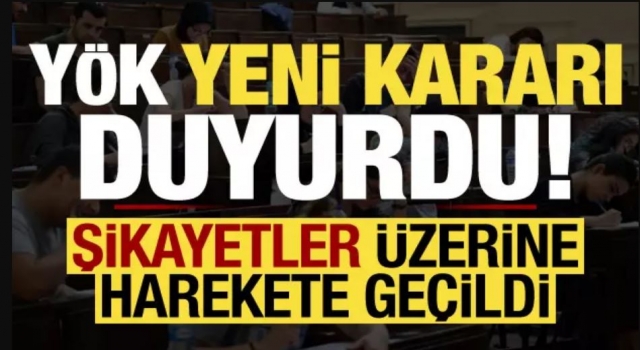 YÖK'ten kritik yeni kararı duyurdu!