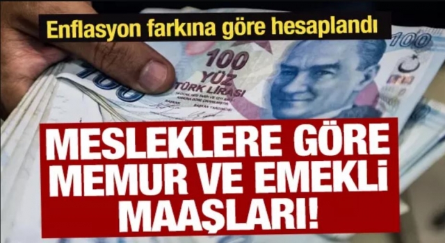 Memur ve emekli maaşına yapılacak zam oranı netleşti