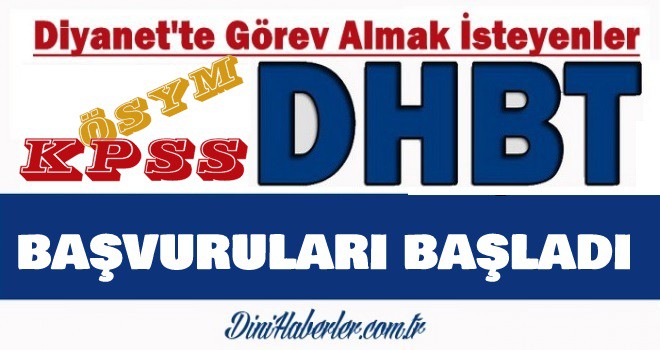 DHBT Başvuru Sistemi Erişime Açıldı