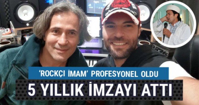 ROCKÇI İMAM profesyonel müzik yaşamına atıldı
