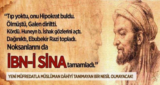 Yeni müfredatla Müslüman dâhiyi tanımayan bir nesil olmayacak
