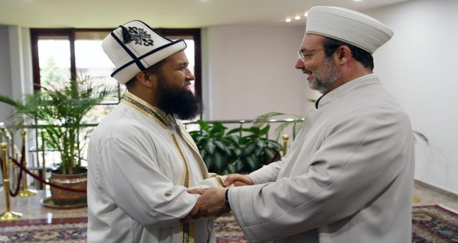 Kırgızistan Müslümanlarından Diyanet'e ziyaret...