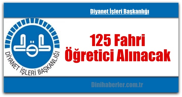 125 Fahri Öğretici Alınacak