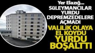 Süleymancıların Yurdu Boşaltıldı