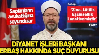 İHD, Başkan Ali Erbaş hakkında suç duyurusunda bulundu