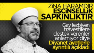 Diyanet'ten Zina ve Eşcinsel İlişki açıklaması