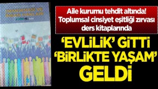 Toplumsal cinsiyet eşitliği zırvası ders kitaplarında