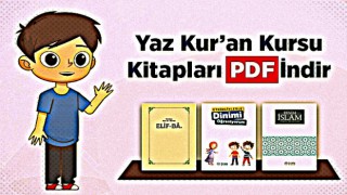 Yaz Kur'an Kursu kitapları PDF formatında yayında