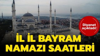 2020 Kurban bayramı namazı saatleri