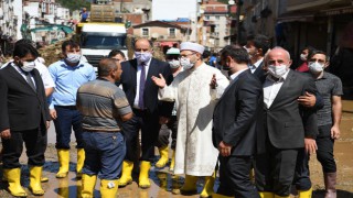 Başkan Erbaş, Giresun’a geçmiş olsun ziyaretinde bulundu