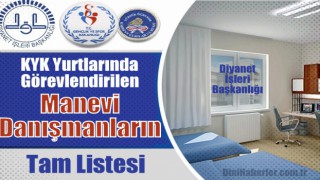 Diyanet Manevi Danışmanlık Görevlendirmeleri Açıklandı