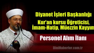 Diyanet Personel Alımı