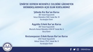 İzmir'de 3 Kur'an Kursu Vatandaşların hizmetine açıldı
