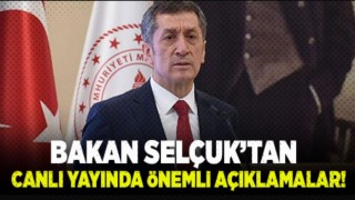 Son dakika...Bakan Selçuk'tan canlı yayında önemli açıklamalar!